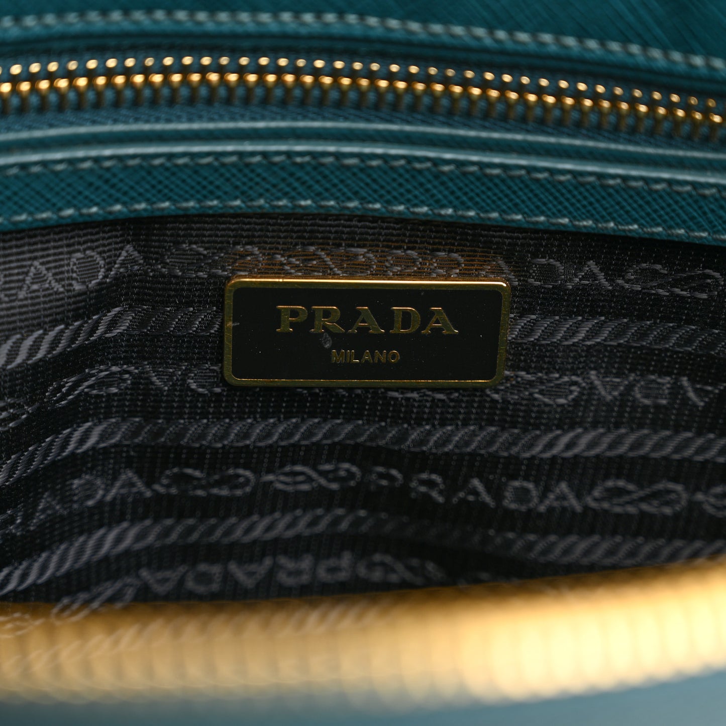 Saffiano Lux Mini Galleria Double Zip Tote Ottanio