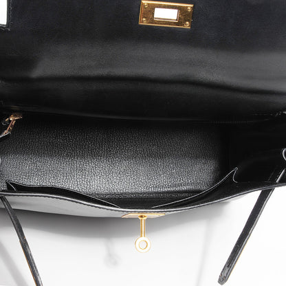 Hermes Box Kelly Retourne 28 Black 6 of 24