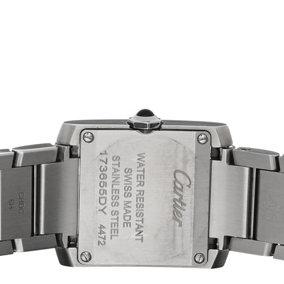 Cartier Stainless Steel 21mm Tank Francaise Quartz Watch Silver 4 of 5