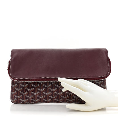 Goyard Goyardine Sainte Marie Soft Clutch Bordeaux 2 of 9