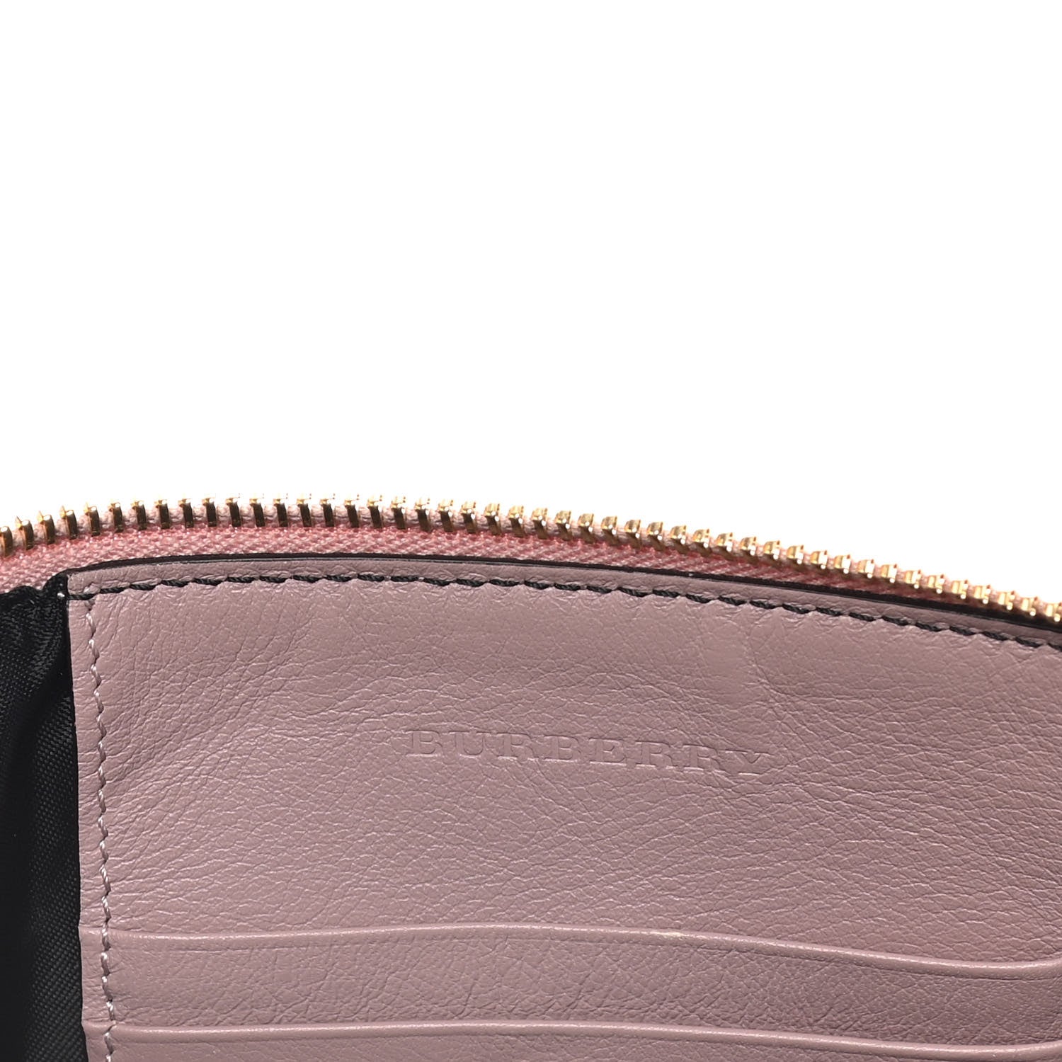 Burberry House Check Derby Peyton Crossbody Clutch Bag Pale Orchid 5 of 10