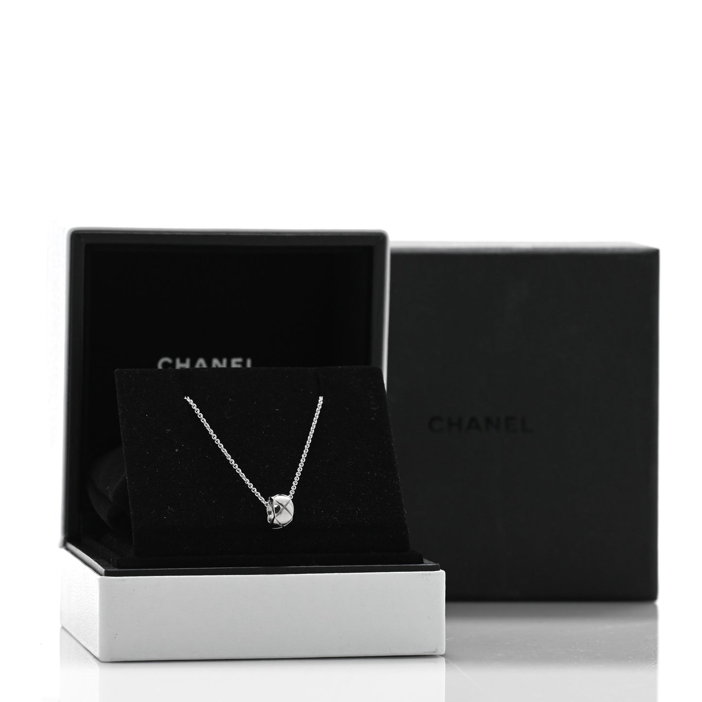 18K White Gold Coco Crush Pendant Necklace