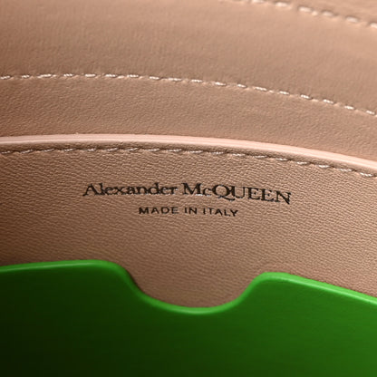 Alexander McQueen Calfskin Mini Curve Bucket Bag Green 6 of 9
