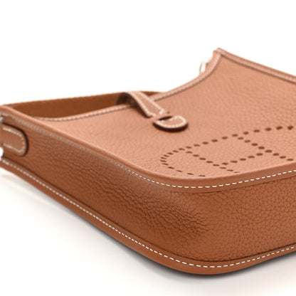Hermes Taurillon Clemence Evelyne TPM Gold 10 of 12