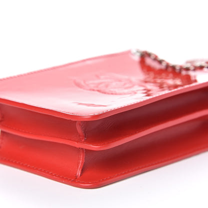 Chanel Patent Crossbody CC Phone Holder Red 9 of 11