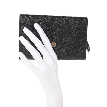 Louis Vuitton Empreinte Compact Curieuse Wallet Black 2 of 8