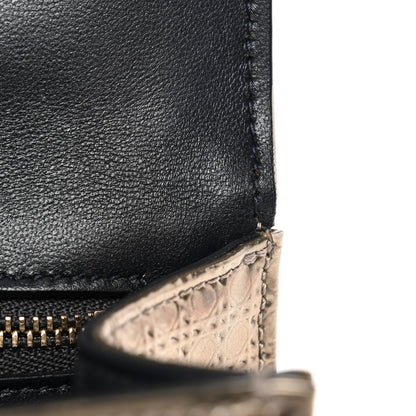 Christian Dior Metallic Patent Micro-Cannage Small Diorama Flap Bag Gold 11 of 12