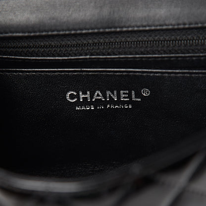 Chanel Patent Calfskin Quilted Mini Rectangular Flap Black 6 of 12