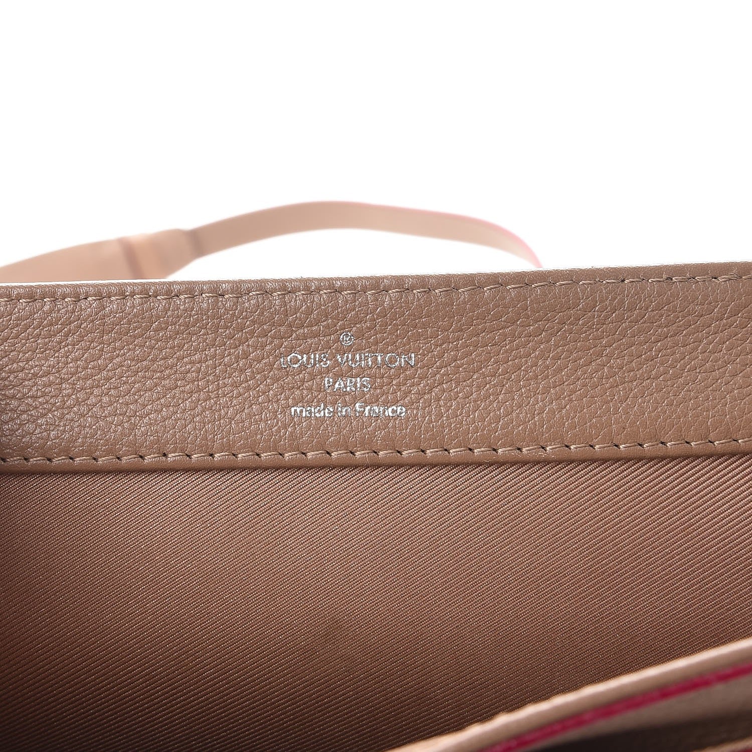 Louis Vuitton Soft Calfskin Lockme II Chain Bag BB Taupe Glace 6 of 9