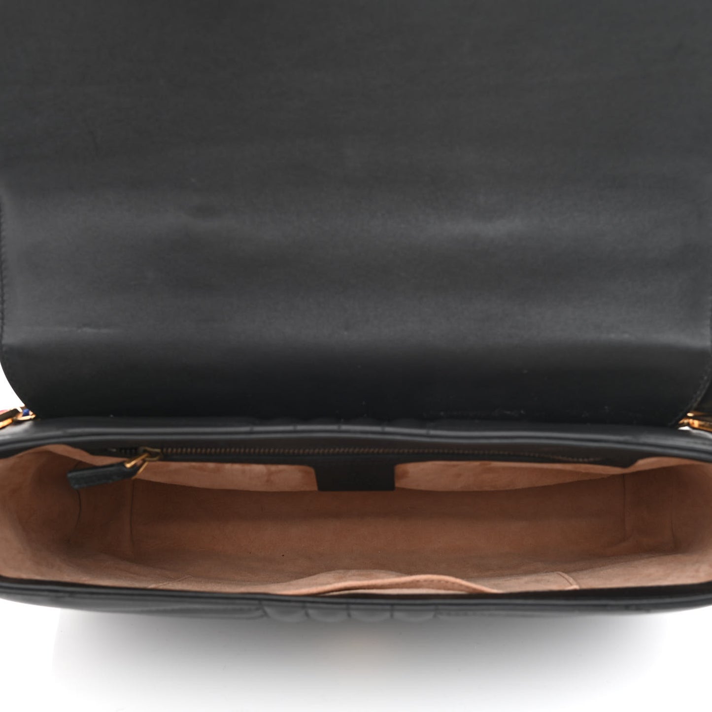 Calfskin Tarapunta Pony Hair Jaguar Print Bamboo Top Handle Flap Bag Black