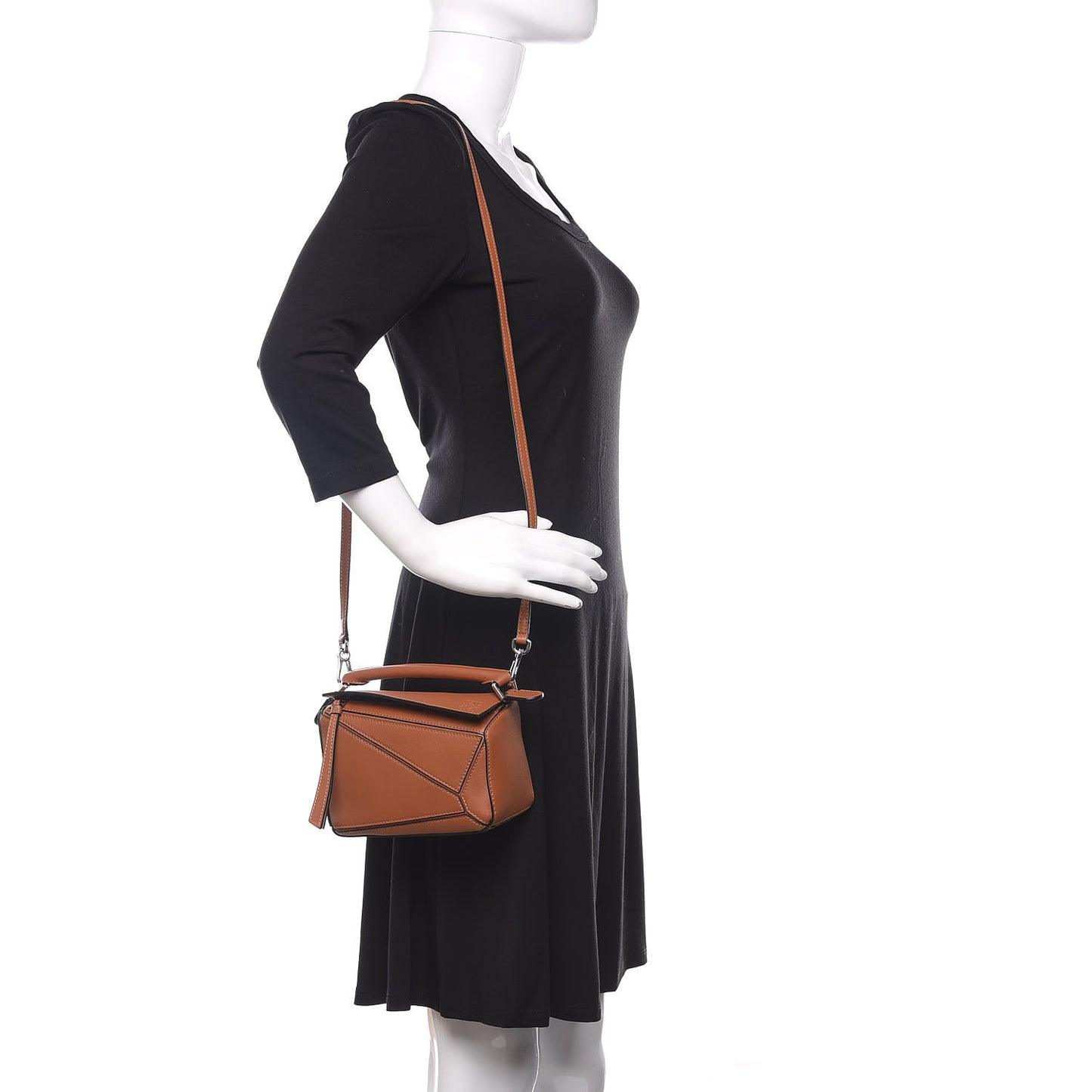 Calfskin Mini Puzzle Bag Tan