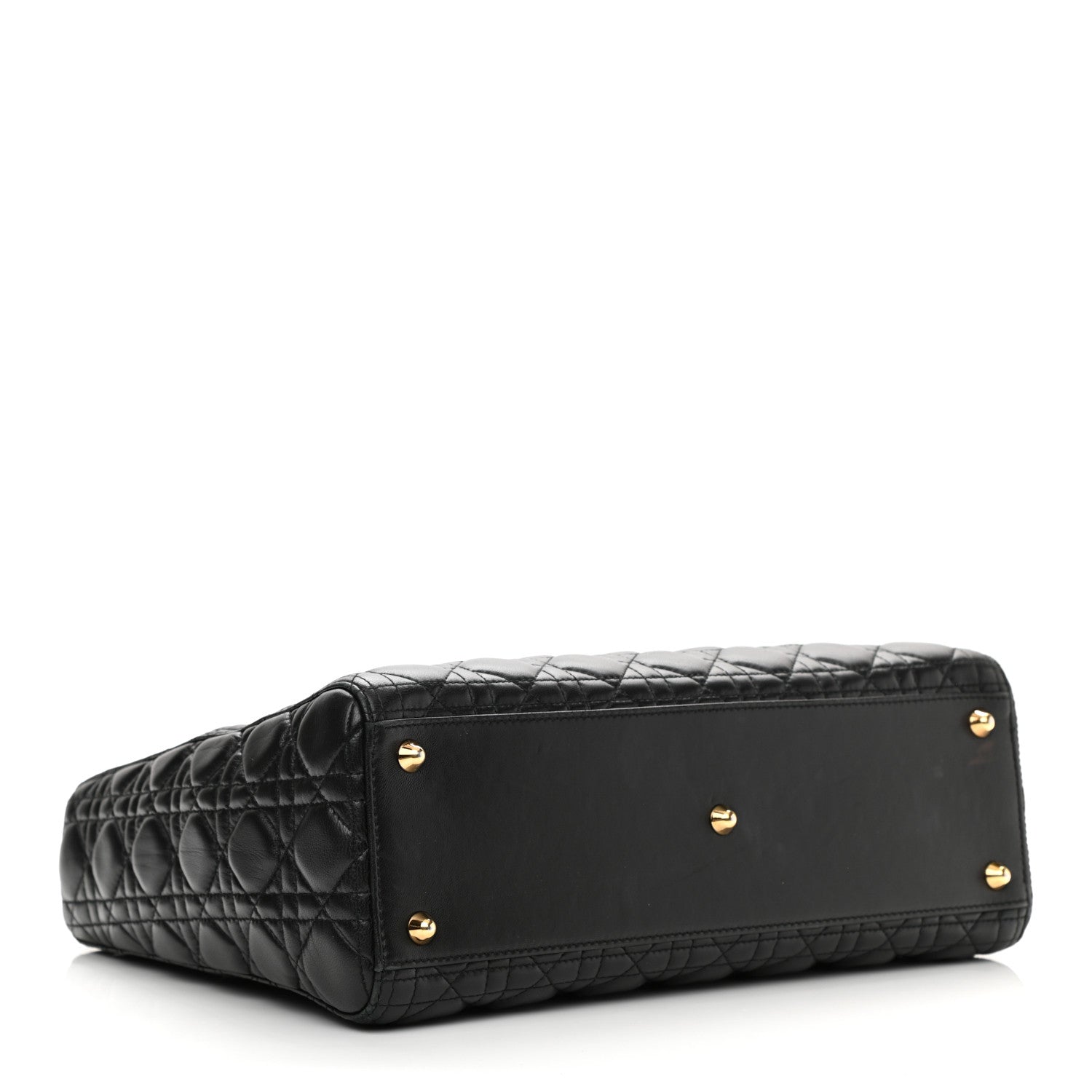 Christian Dior Lambskin Cannage Large Lady Dior Black 7 of 21