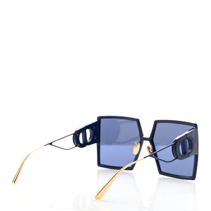 Christian Dior Acetate Square 30 Montaigne Sunglasses Blue 4 of 7