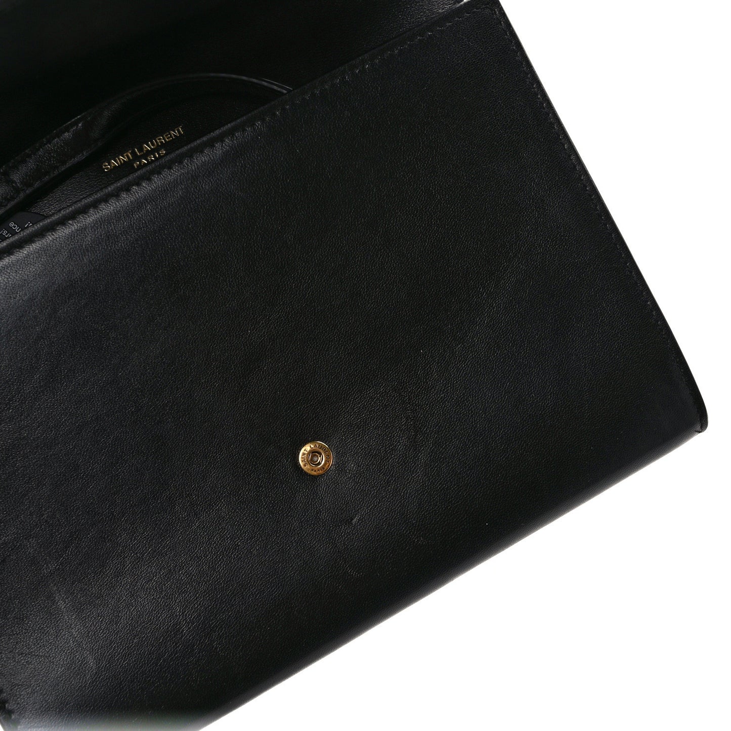 Nappa Monogram Cassandre Flap Pouch Black
