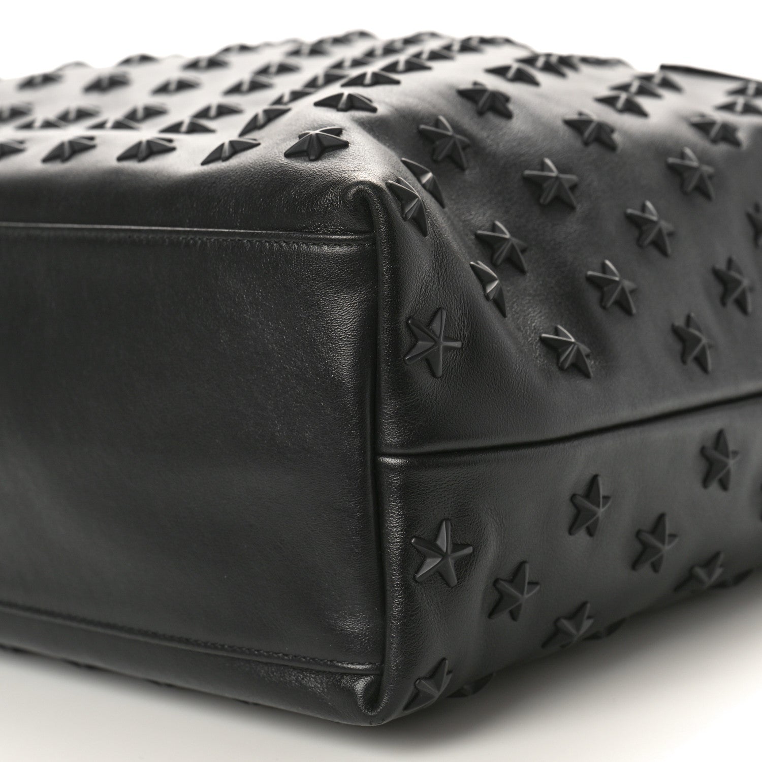 Jimmy Choo Calfskin Stars Pimlico North South Tote Black 9 of 9