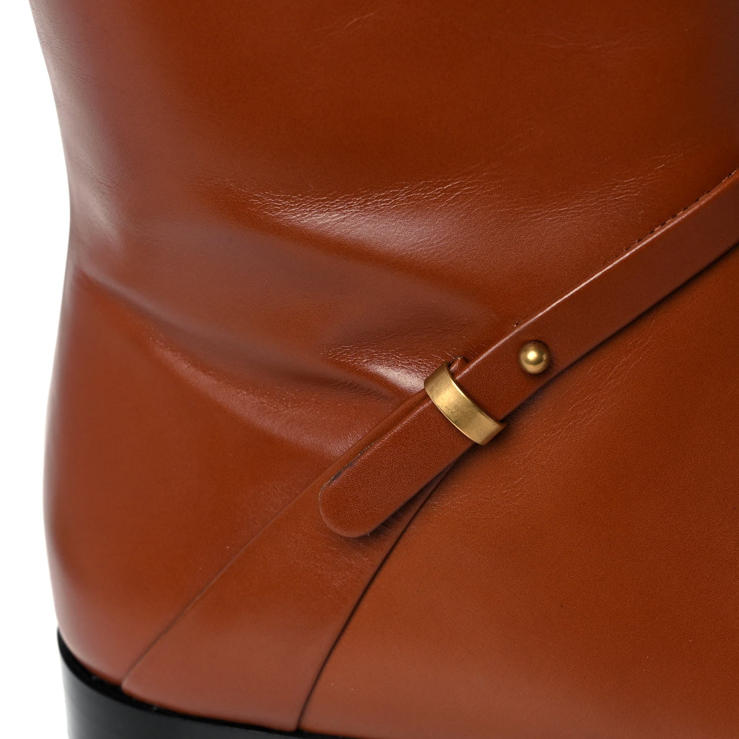 Gucci Calfskin Rosie Tall Riding Boots 39 Brown Papaya 10 of 11