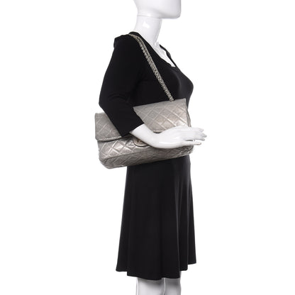 Chanel Metallic Aged Calfskin Quilted 2.55 Reissue 227 Flap Silver 3 of 20