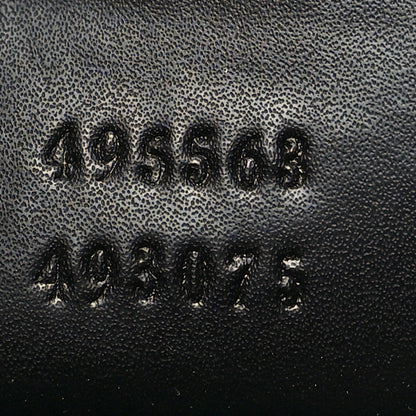Gucci Soft GG Supreme Monogram Calfskin Web Double Buckle Backpack Black 7 of 10