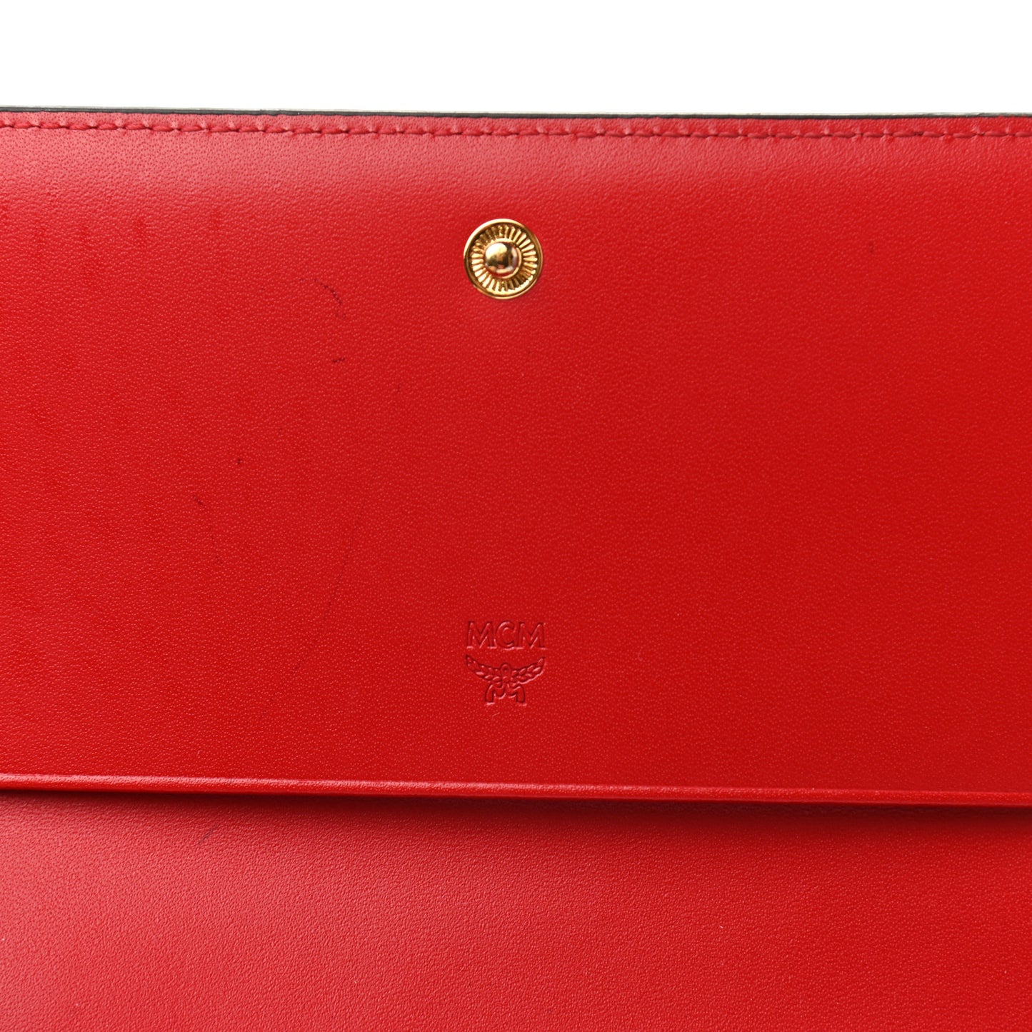 Visetos Continental Flap Wallet Cognac Red