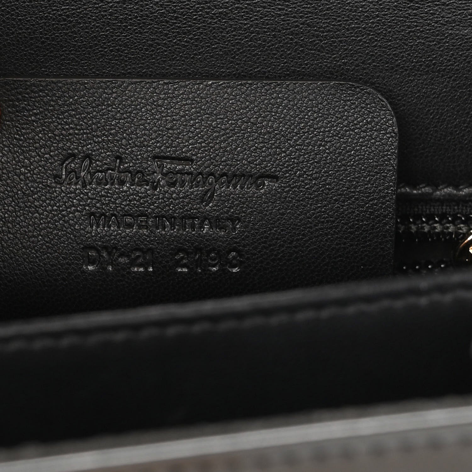 Salvatore Ferragamo Brushed Off Calfskin Iconic Top Handle Bag Black 7 of 11