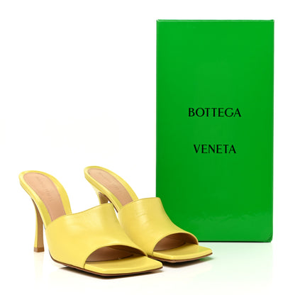 Bottega Veneta Lambskin Stretch Mule Sandals 39.5 Pear 12 of 12