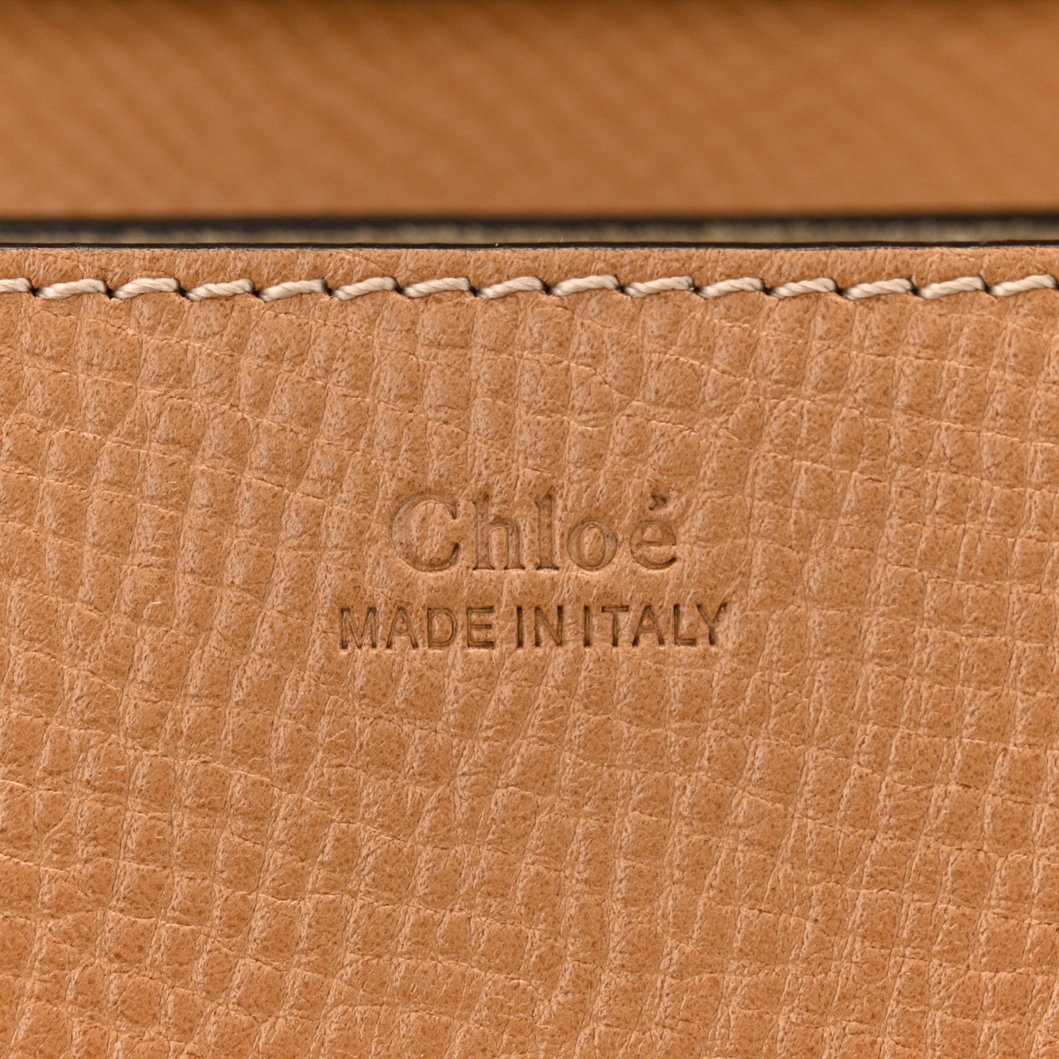 Chloe Grained Calfskin Lambskin Drew Shoulder Bag Wet Sand Sunflower 6 of 13