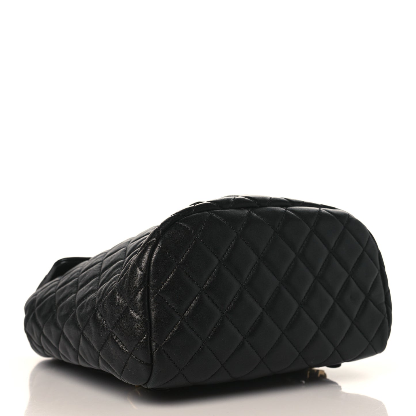 Lambskin Quilted Small Urban Spirit Backpack Black