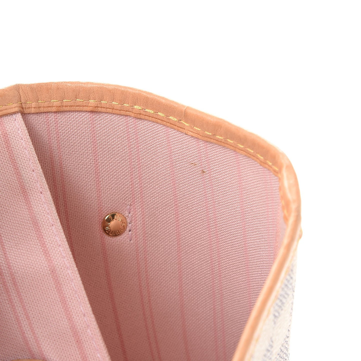 Damier Azur Neo Neverfull MM Rose Ballerine