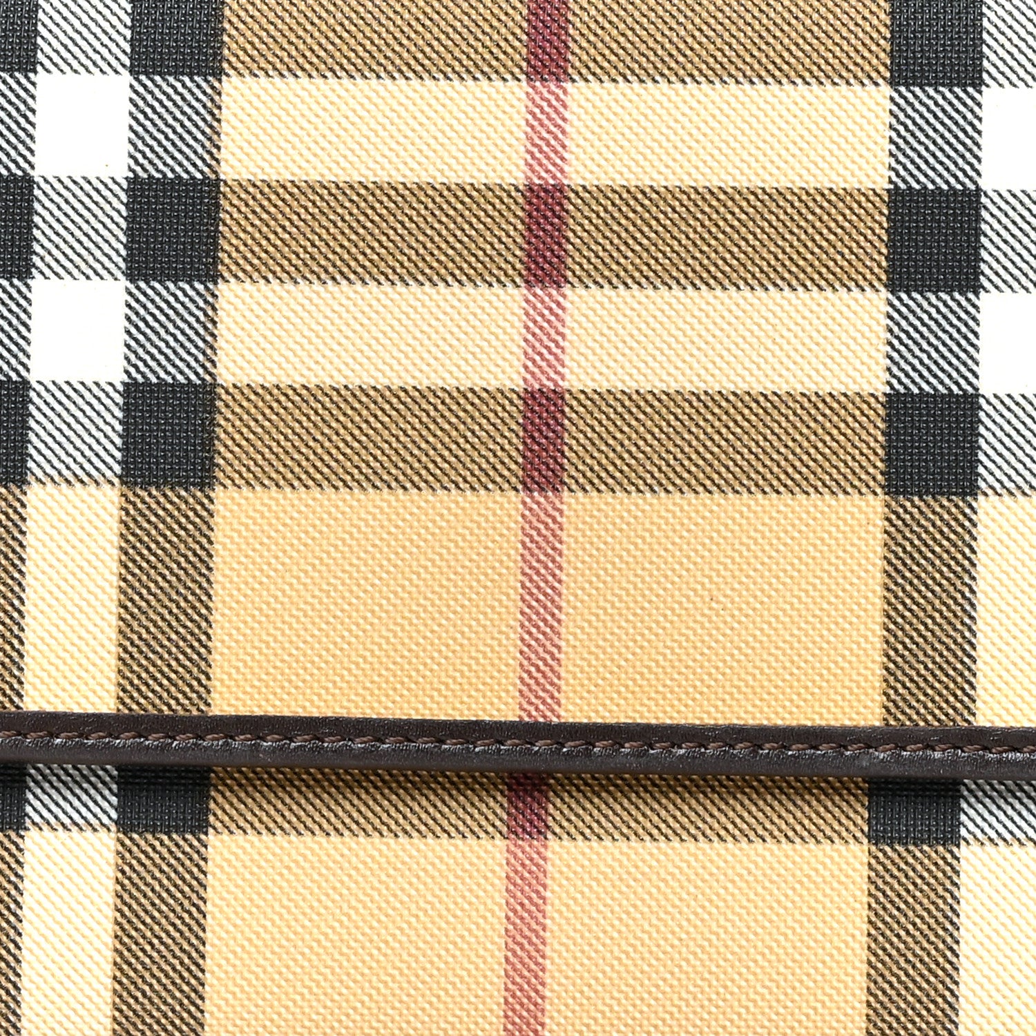 Burberry House Check Continental Wallet Dark Brown 9 of 10