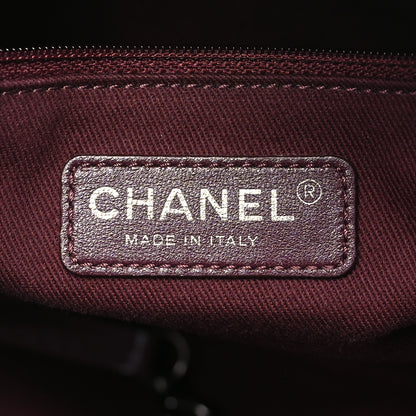 Chanel Aged Calfskin Large Quilted Portobello Tote Grey 7 of 10