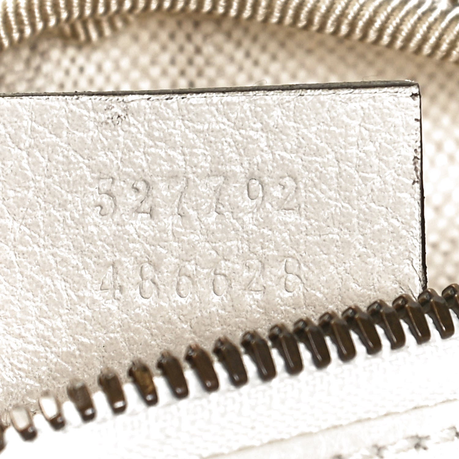 Gucci Grained Calfskin Small Logo Belt Bag White 6 of 10