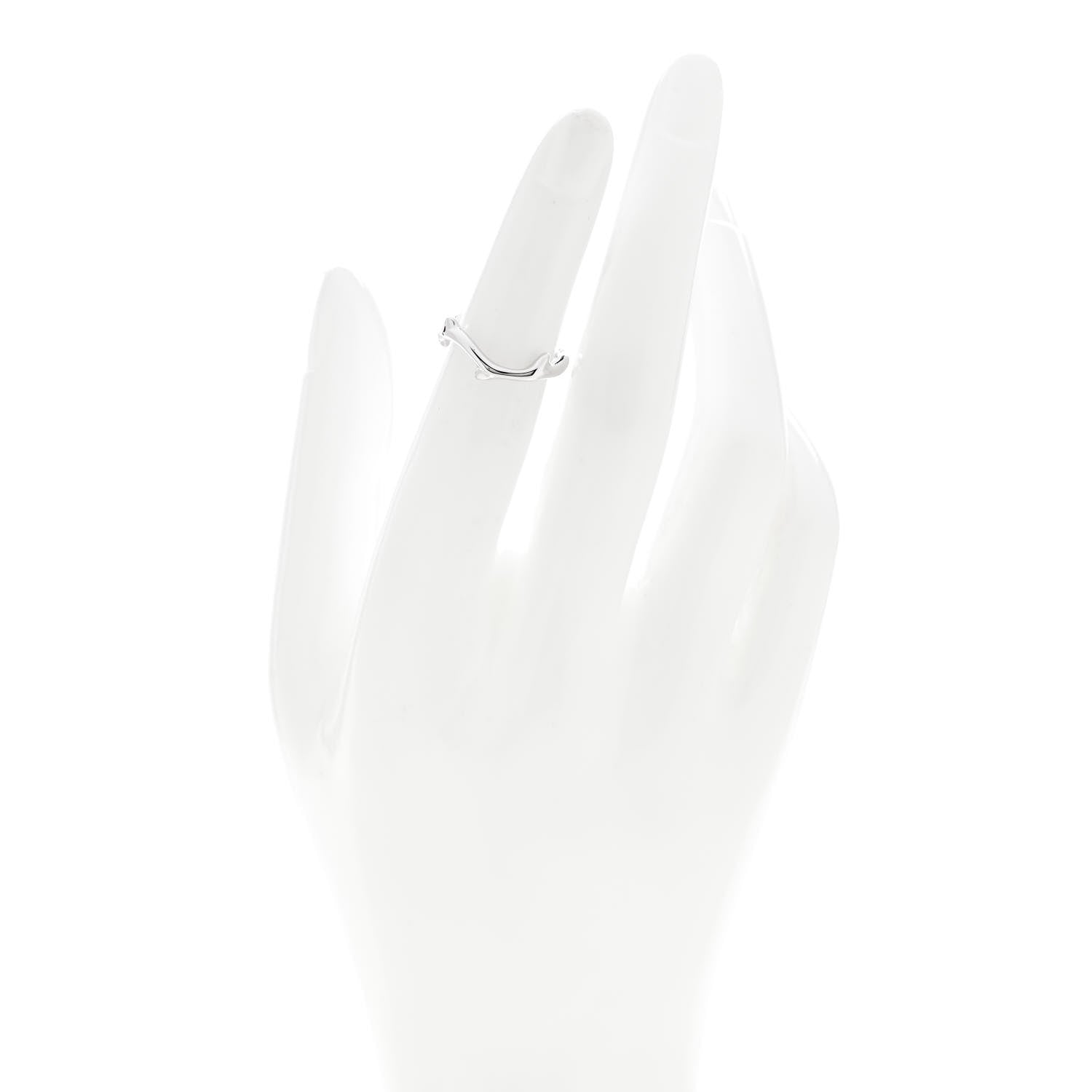 Christian Dior 18K White Gold Bois de Rose Ring 47 4 1298714
