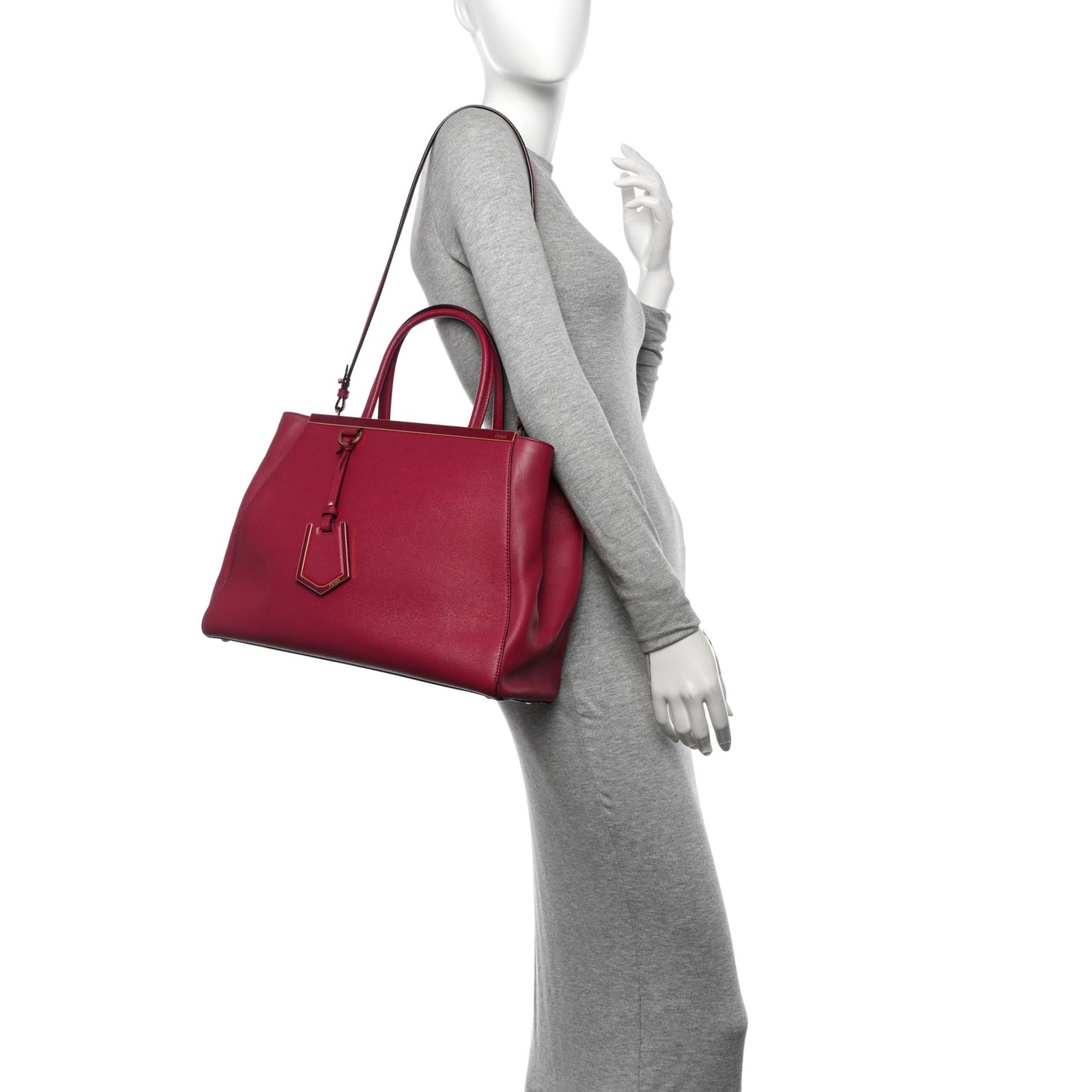 Vitello Elite Flamingo Regular 2Jours Tote Amarena