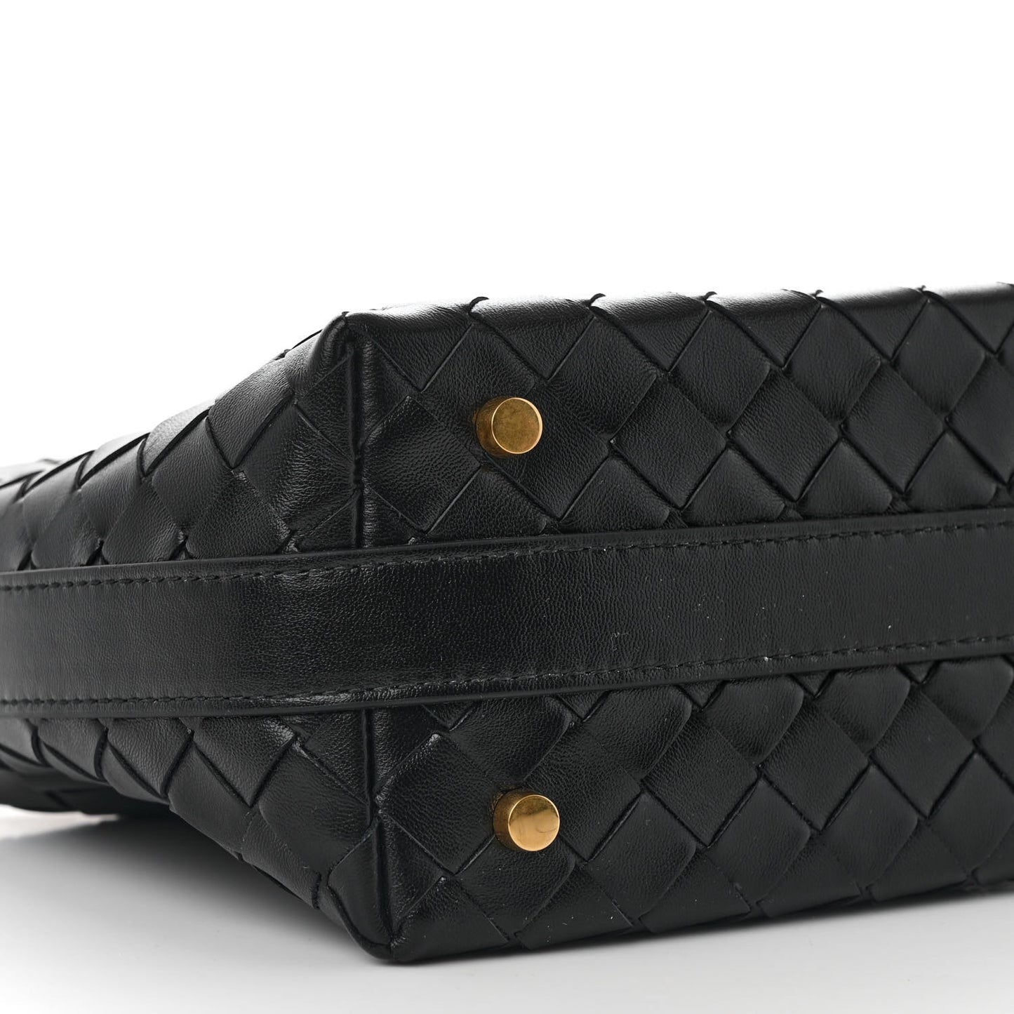 Calfskin Nappa Intrecciato Mini Wallace Black