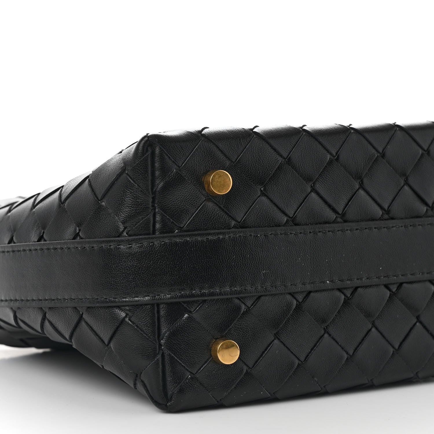 Bottega Veneta Calfskin Nappa Intrecciato Mini Wallace Black 9 of 11