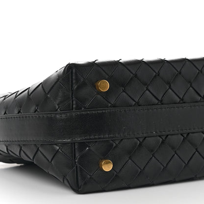 Bottega Veneta Calfskin Nappa Intrecciato Mini Wallace Black 9 of 11