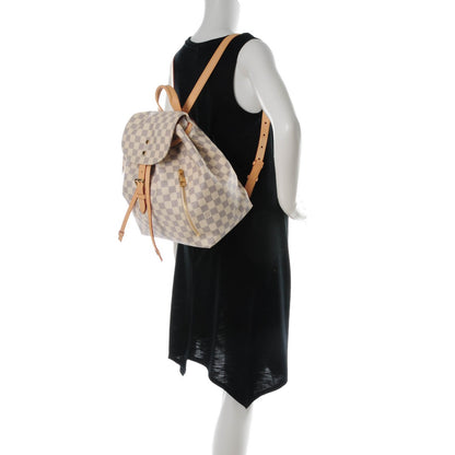 Louis Vuitton Damier Azur Sperone Backpack 2 of 7