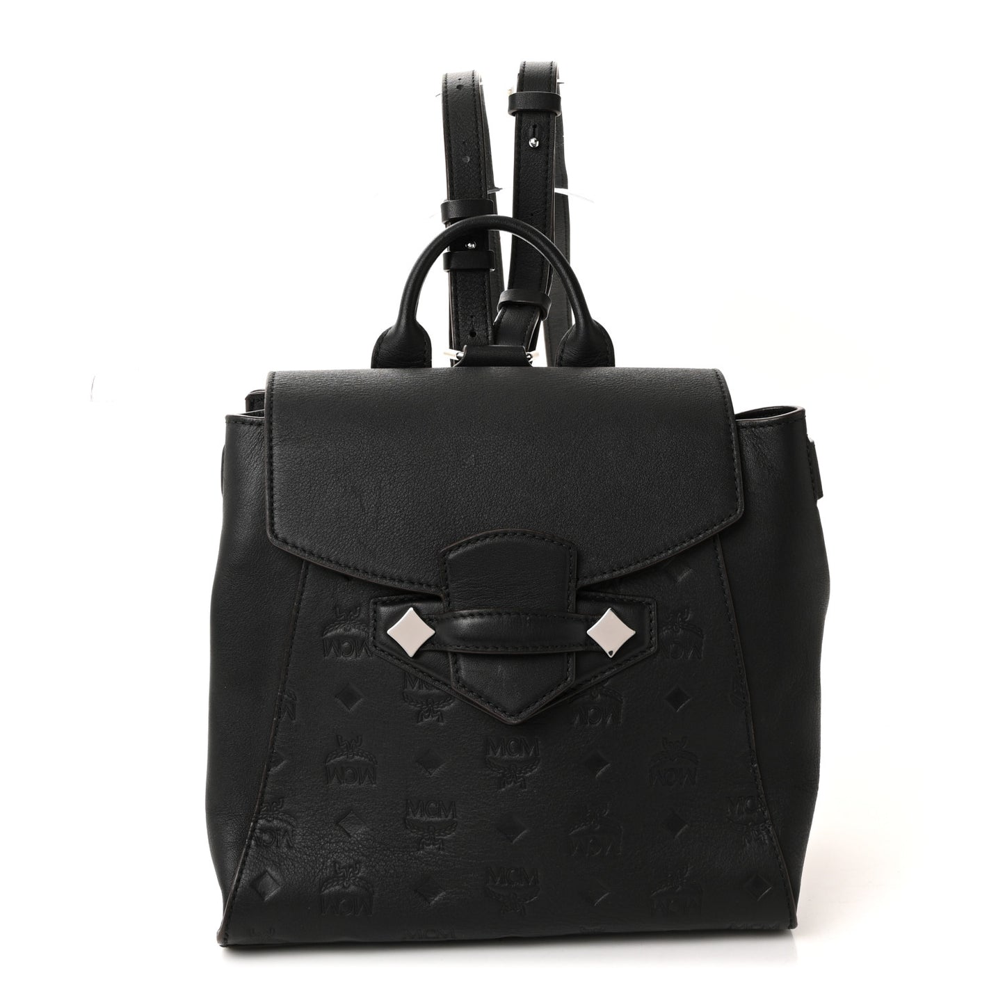 Calfskin Ottomar Monogram Essential Small Backpack Black