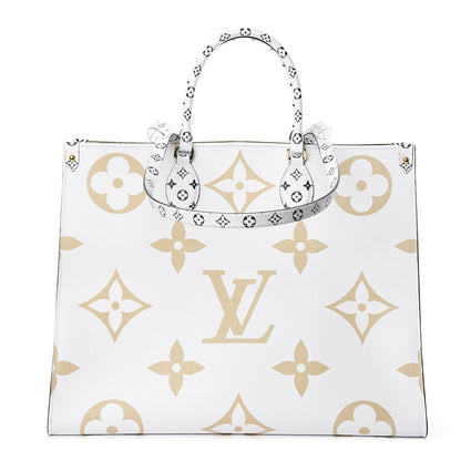 Louis Vuitton Monogram Giant Onthego GM Kaki Beige 1 of 10