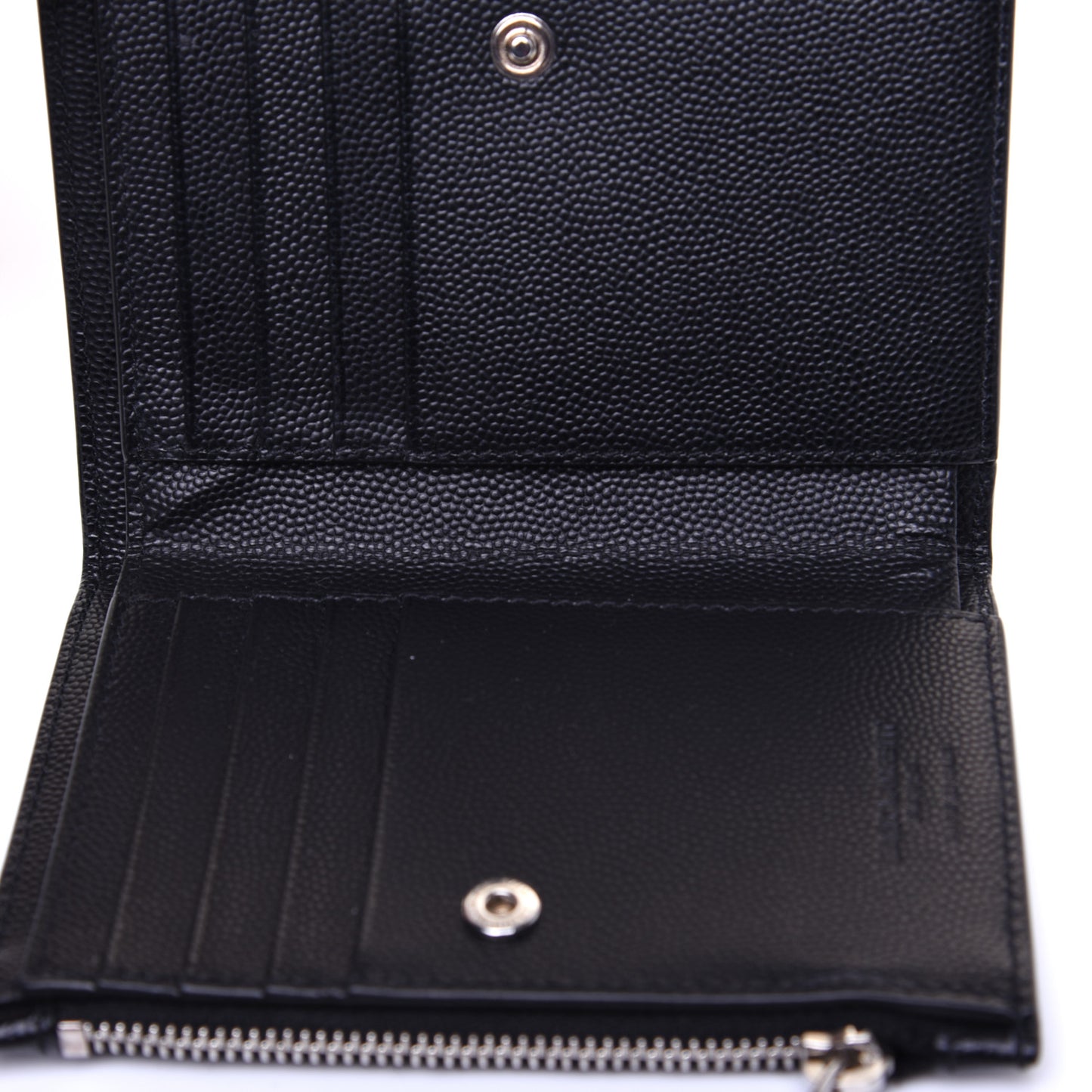 Grain De Poudre Zipped Card Case Black