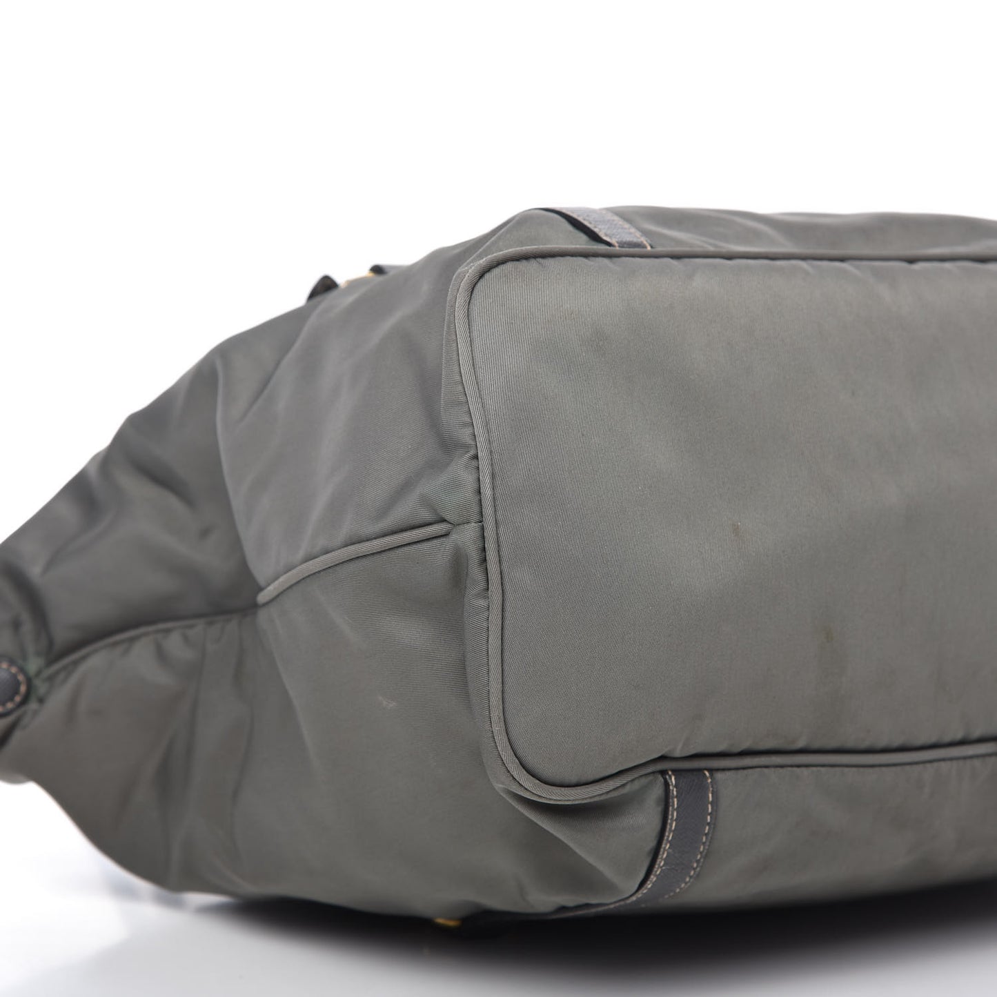 Tessuto Nylon Saffiano Tote Grey