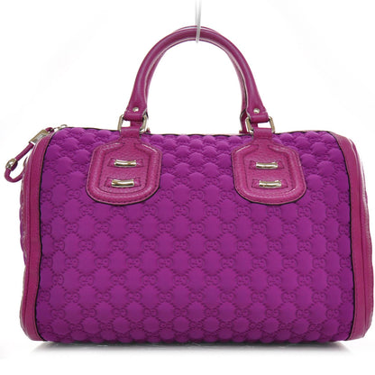 Gucci Guccissima Neoprene Techno Tag Medium Boston Magenta 1 of 10