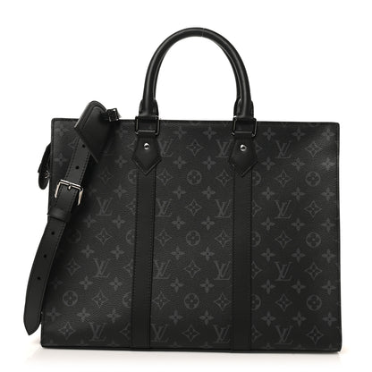 Louis Vuitton Monogram Eclipse Sac Plat Horizontal Zipper 1 of 9