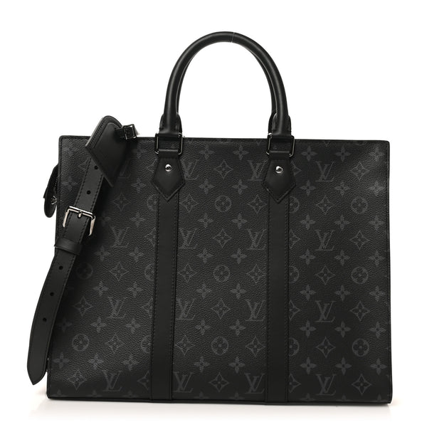 Louis Vuitton Monogram Eclipse Sac Plat Horizontal Zipper 1810747