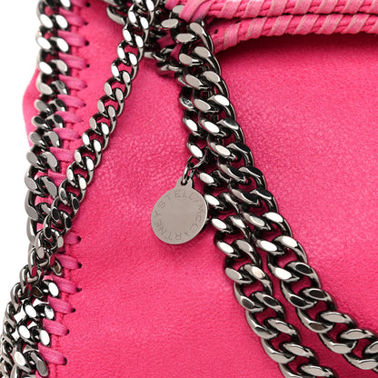 Stella McCartney Shaggy Deer Mini Falabella Fold Over Tote Hot Pink 8 of 10