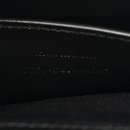 Saint Laurent Grain De Poudre Textured Mixed Matelasse Triquilt Medium Monogram Satchel Black 7 of 10