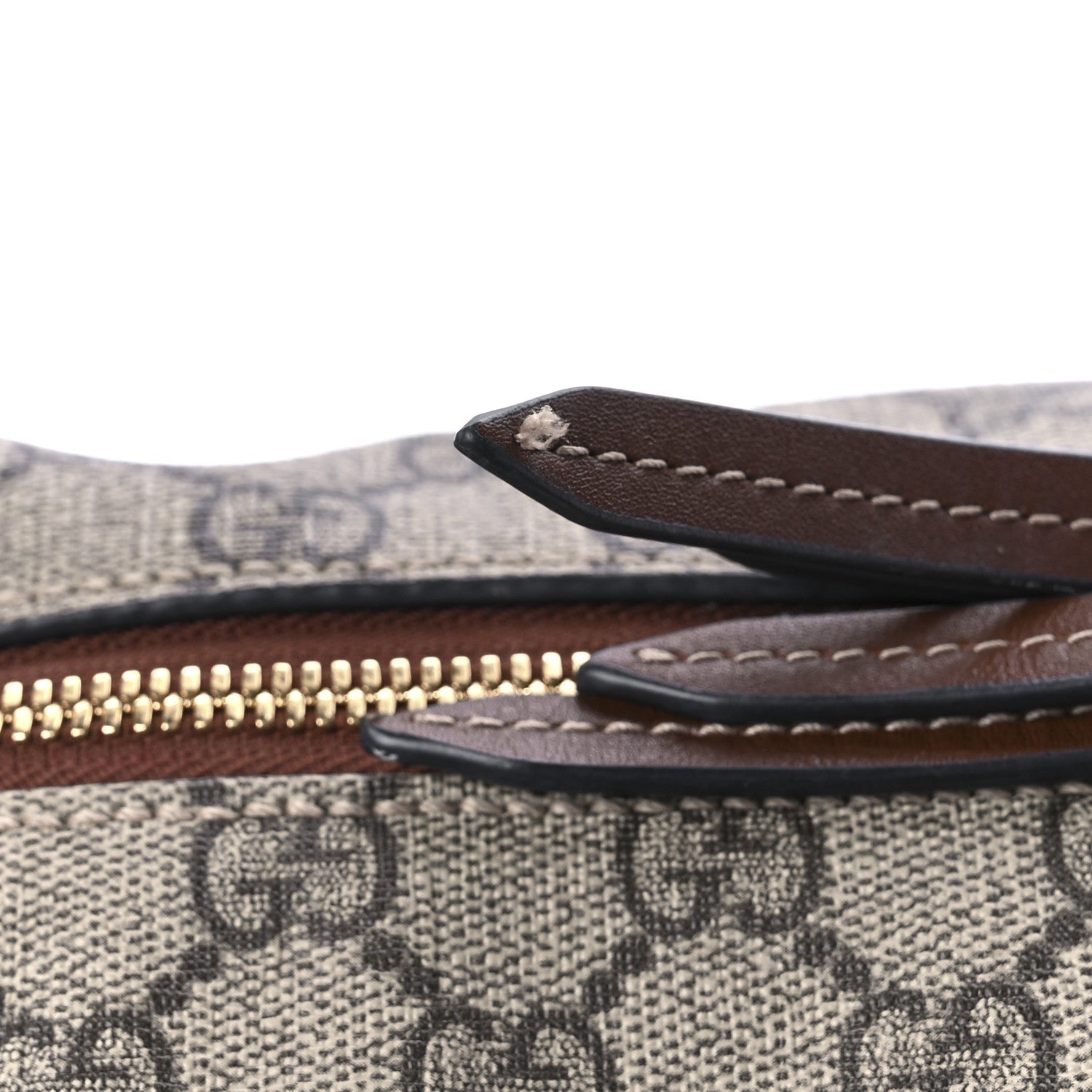 Gucci GG Supreme Monogram Large Linea A Hobo Light Brown 11 of 11