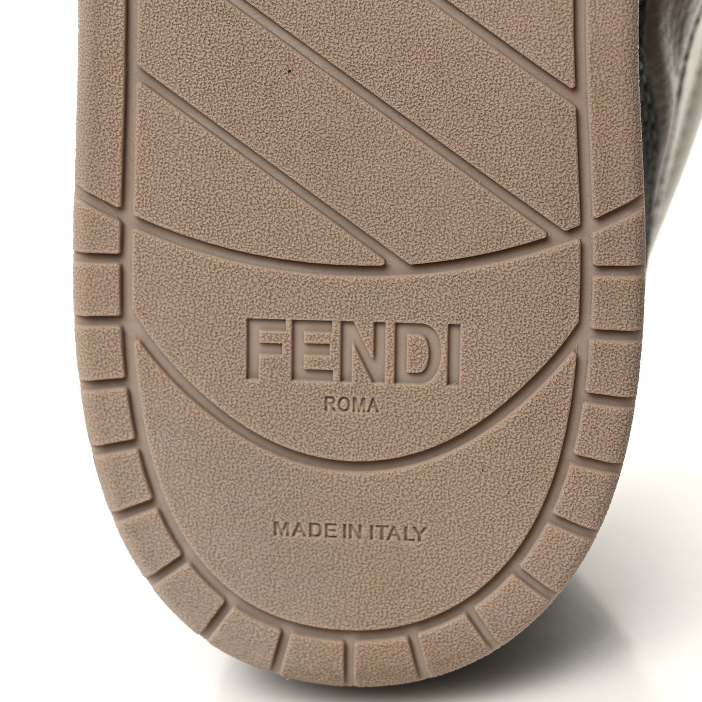 Suede Vitello Womens Fendi Match Low Top Sneakers 38 Grigio Corda Fendi White White Ice