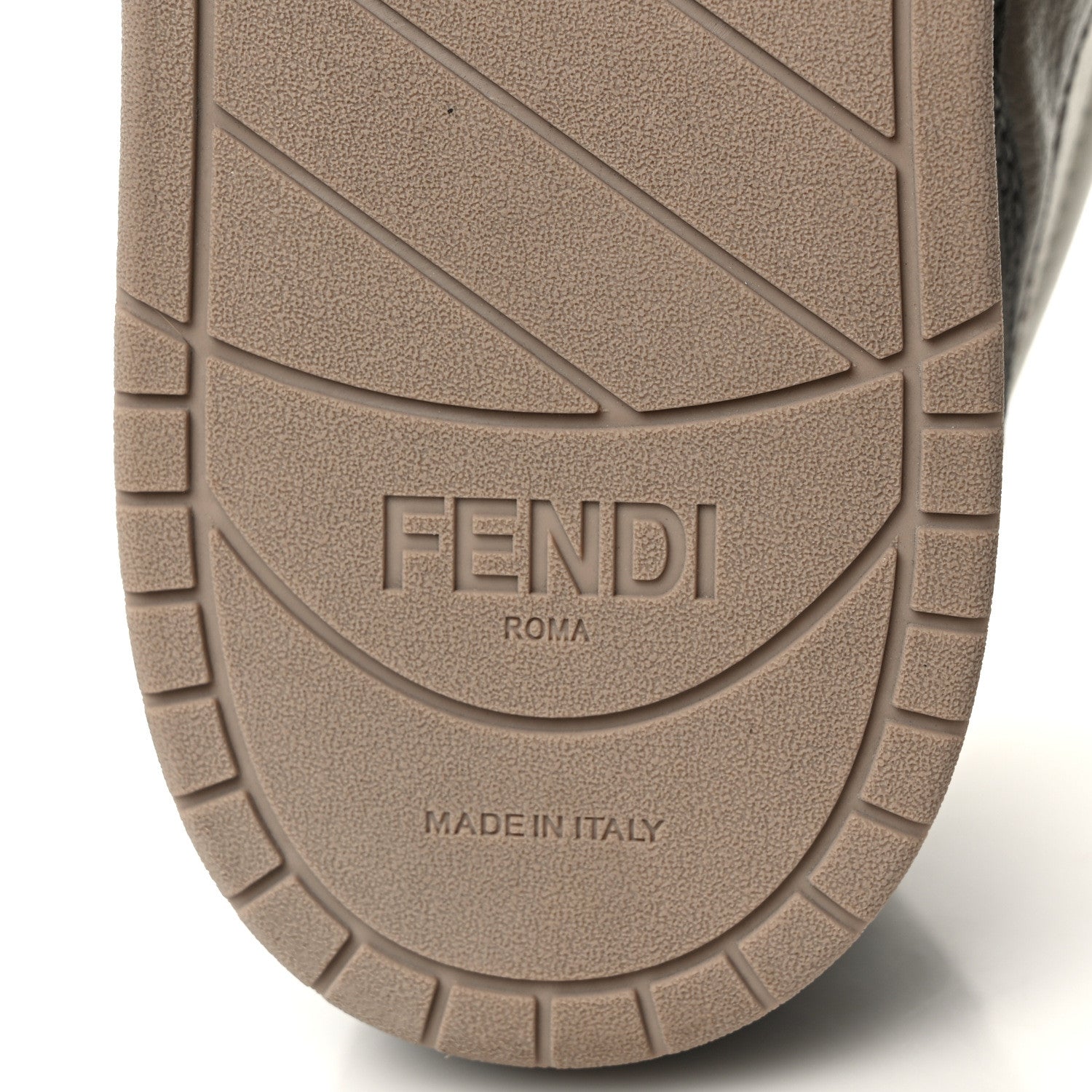Fendi Suede Vitello Womens Fendi Match Low Top Sneakers 38 Grigio Corda Fendi White White Ice 7 of 10