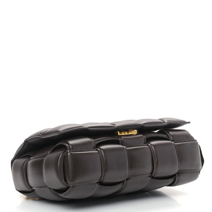 Bottega Veneta Lambskin Maxi Intreccio Padded Chain Cassette Crossbody Bag Black 3 of 7